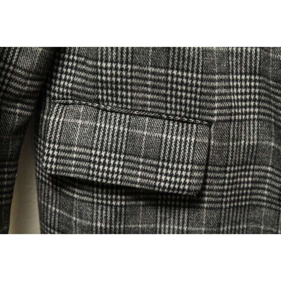 BCBG Max Azria women's wool Coat Per-Owned Black/White Medium Size - Picture 6 of 11